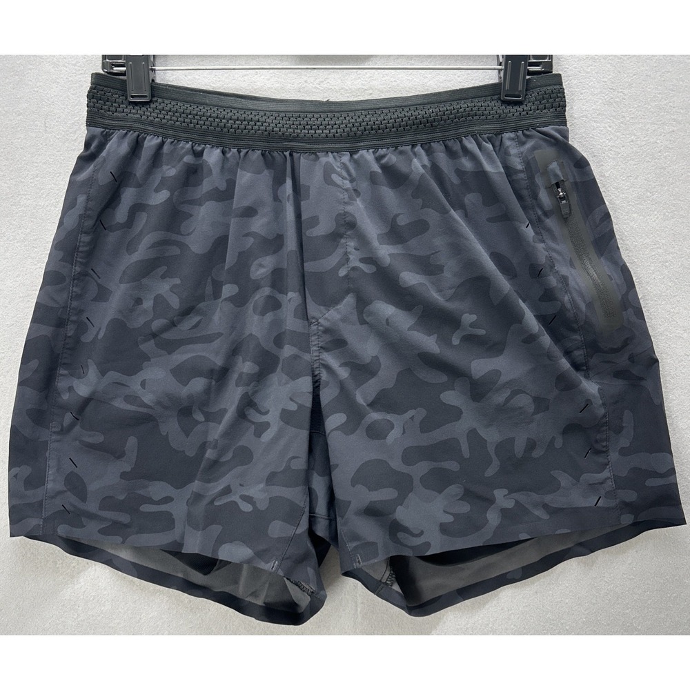 Ten Thousand The Session Short Men Medium Black Gray Camo Running Lined 5"